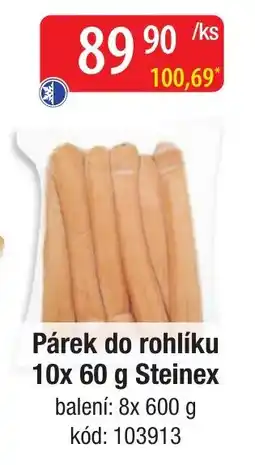 Qanto Steinex párek do rohlíku nabídka