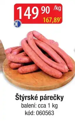 Qanto Štýrské párečky nabídka