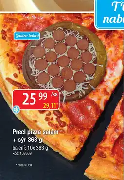 Qanto Precl pizza salám nabídka