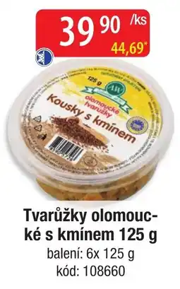 Qanto Olomoucké tvarůžky s kmínem nabídka