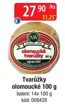 Qanto AW tvarůžky olomoucké nabídka