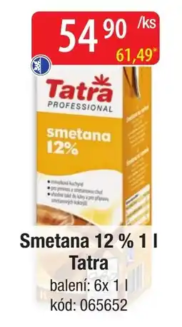 Qanto Tatra smetana 12 % nabídka