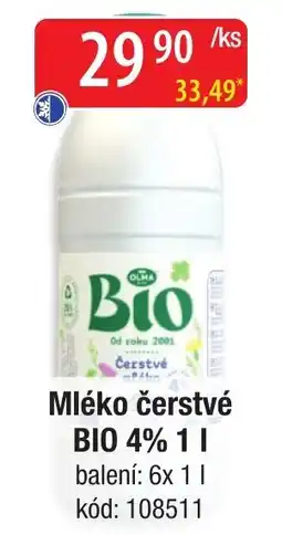 Qanto Olma mléko čerstvé bio 4% nabídka