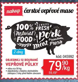 Qanto nakup čerstvé vepřové maso nabídka