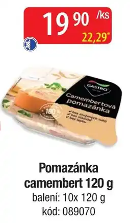 Qanto Gastro pomazánka camembert nabídka