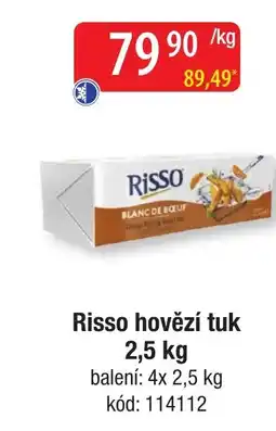 Qanto Risso hovězí tuk nabídka