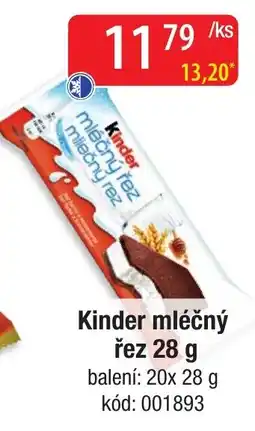 Qanto Kinder mléčný řez nabídka