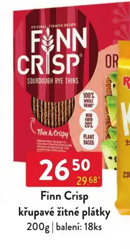 Qanto Finn Crisp křupavé žitné plátky nabídka