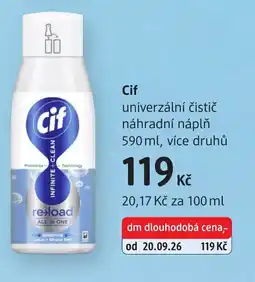 dm drogerie Cif univerzální čistič nabídka