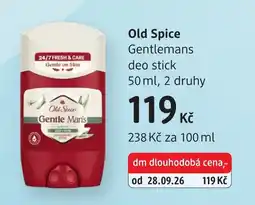 dm drogerie Old Spice Gentlemans deo stick nabídka