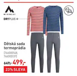 Intersport McKinley Dětská sada termoprádla nabídka