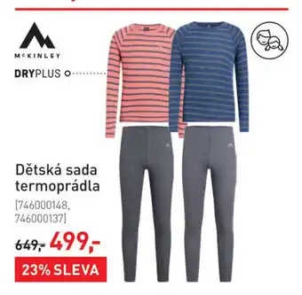 McKinley Dětská sada termoprádla