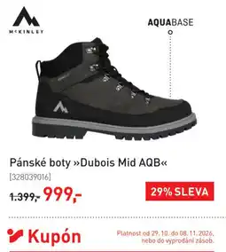 Intersport McKinley pánské boty »Dubois Mid AQB« nabídka