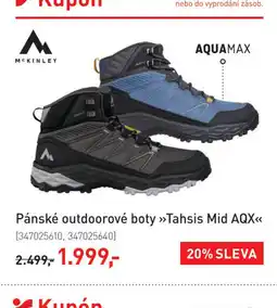 Intersport McKinley pánské outdoorové boty »Tahsis Mid AQX« nabídka