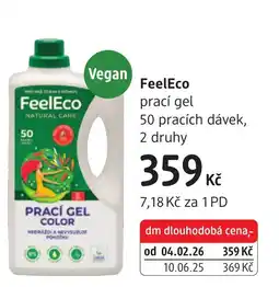 dm drogerie FeelEco prací gel nabídka