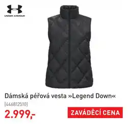 Intersport Under Armour dámská pérova vesta legend down nabídka