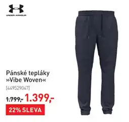 Intersport Under Armour Pánské tepláky »Vibe Woven« nabídka