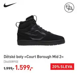 Intersport Nike Dětské boty »Court Borough Mid 2« nabídka