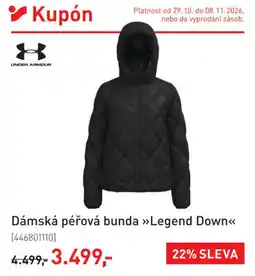 Intersport Under Armour dámská pérova bunda »Legend Down« nabídka