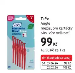 dm drogerie TePe mezizubní kartáčky nabídka