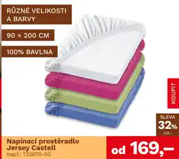 Asko Jersey Castell napínací prostěradlo nabídka
