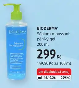 dm drogerie Bioderma sébium moussant pěnivý gel nabídka
