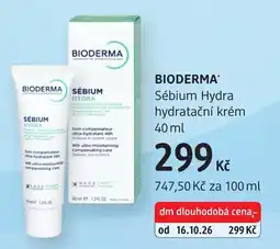 dm drogerie Bioderma sébium hydra nabídka