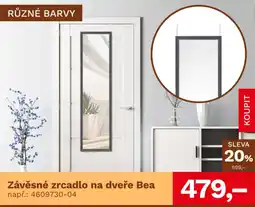 Asko Bea závěsné zrcadlo na dveře nabídka