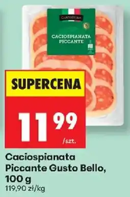 Biedronka Polsko Custorello Caciospianata Piccante nabídka