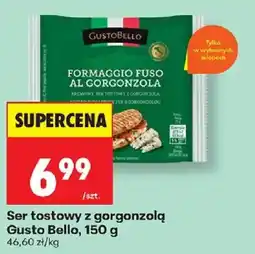 Biedronka Polsko Gusto Bello ser tostowy z gorgonzolą nabídka