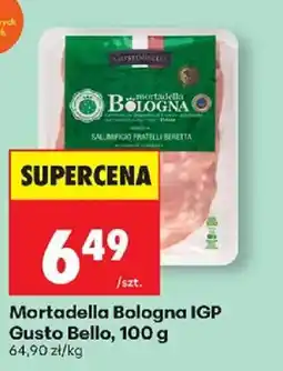 Biedronka Polsko Gusto Bello mortadella Bologna nabídka