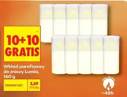 Biedronka Polsko Wkład parafinowy do zniczy Lumia nabídka