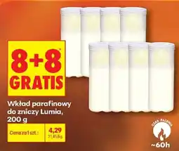 Biedronka Polsko Wkład parafinowy do zniczy Lumia nabídka