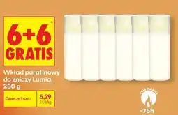 Biedronka Polsko Wkład parafinowy do zniczy Lumia nabídka