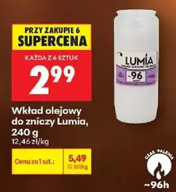 Biedronka Polsko Lumia wkład olejowy do zniczy nabídka