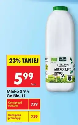 Biedronka Polsko Go Bio Mleko 3,9% nabídka