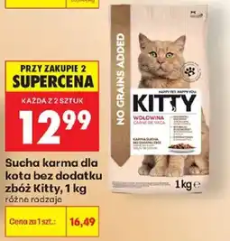 Biedronka Polsko Kitty sucha karma bez dodatku zboží nabídka