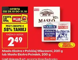 Biedronka Polsko Masło Ekstra nabídka