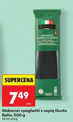Biedronka Polsko Makaron spaghetti z sepií Gusto Bello nabídka