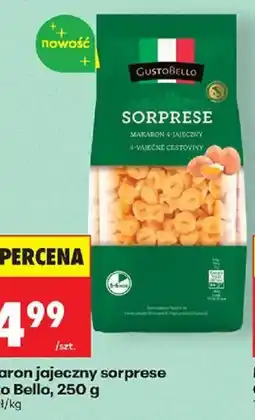Biedronka Polsko Gusto Bello makaron jajecny sorprese nabídka