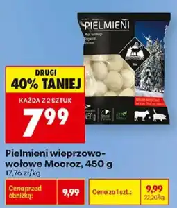 Biedronka Polsko Pielmieni wieprzowo-wołowe Mooroz nabídka