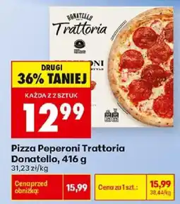 Biedronka Polsko Donatello pizza peperoni trattoria nabídka