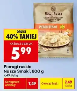 Biedronka Polsko Nasze Smaki pierogi ruskie nabídka
