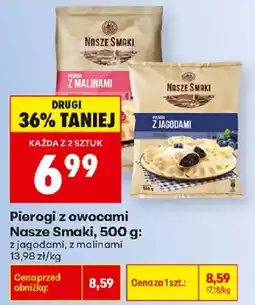 Biedronka Polsko Nasze Smaki pierogi z owocami nabídka