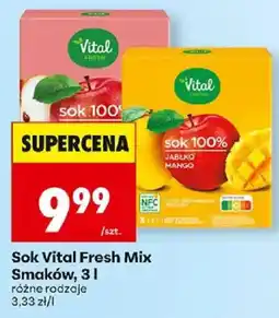 Biedronka Polsko Sok Vital Fresh Mix Smaków nabídka