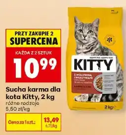 Biedronka Polsko Kitty sucha karma nabídka