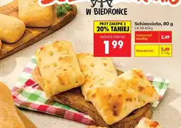 Biedronka Polsko Schiacciata nabídka