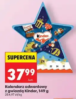Biedronka Polsko Kinder kalendář adventový nabídka