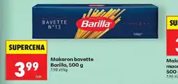 Biedronka Polsko Barilla makaron bavette nabídka