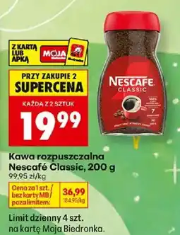 Biedronka Polsko Nescafe classic nabídka